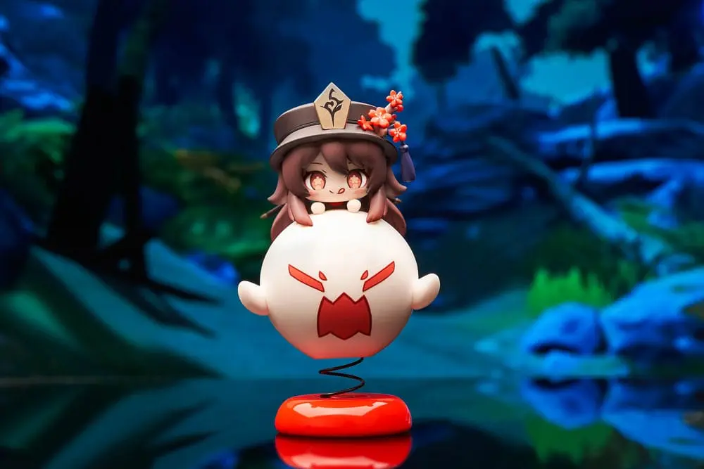 Genshin Impact PVC Kip Hu Tao Chibi Chara Yurayura Stand Ver. (ponovitev) 10 cm fotografija izdelka