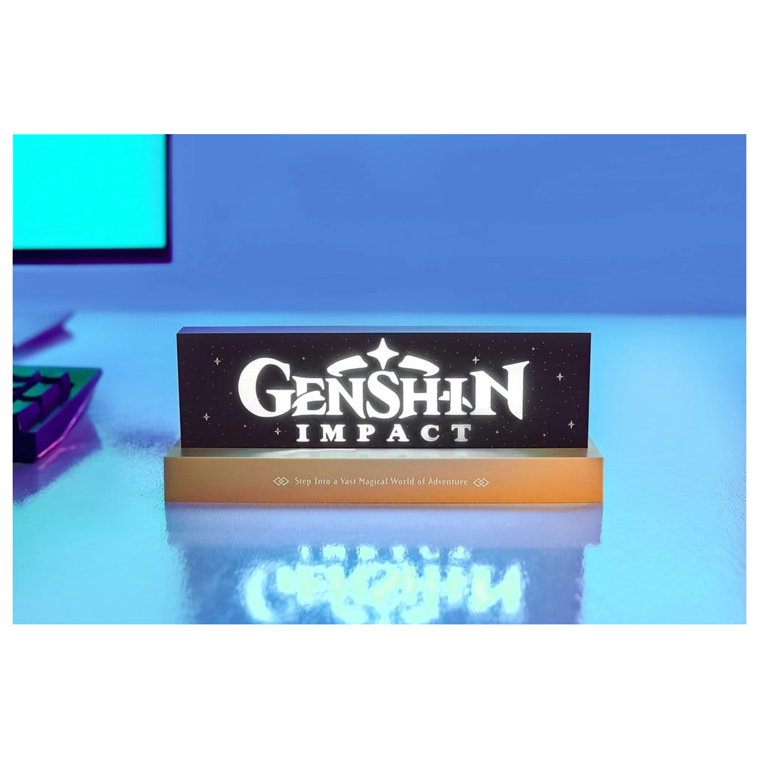 Genshin Impact LED logo svetilka fotografija izdelka
