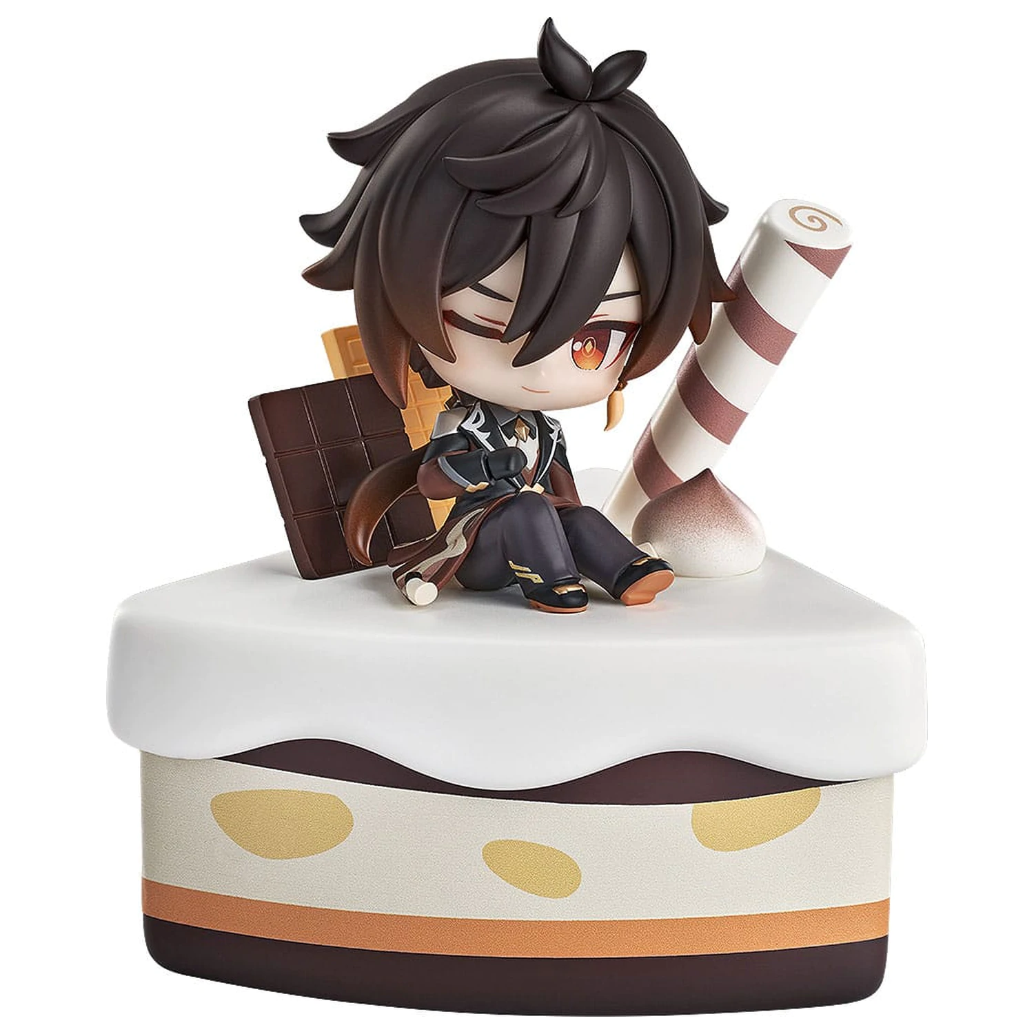 Genshin Impact Wondrous Travels Series Figurica Zhongli Chibi 12 cm fotografija izdelka