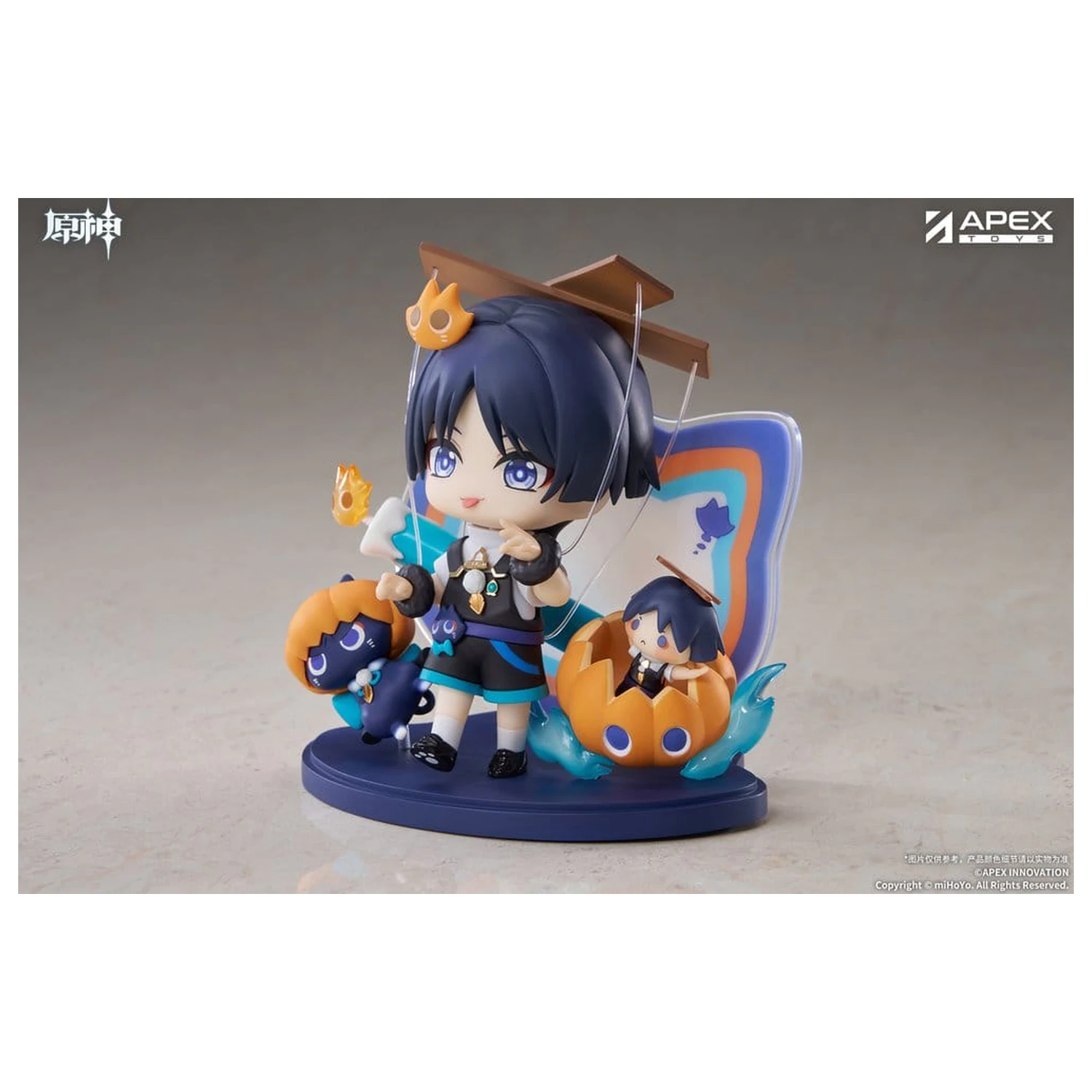 Genshin Impact You Ye Qi Xiang Series Chibi Chara PVC Kip Wanderer 10 cm fotografija izdelka