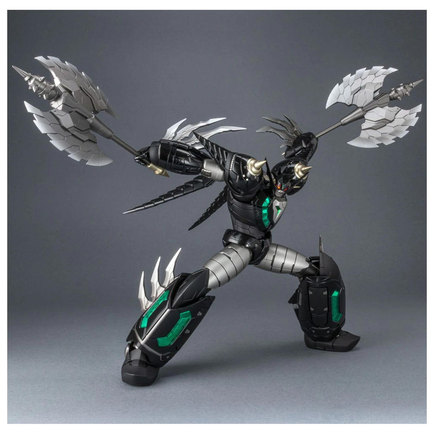 Getter Robo Armageddon Diecast akcijska figura Riobot Shin Getter Dragon Black Ver. 21 cm fotografija izdelka