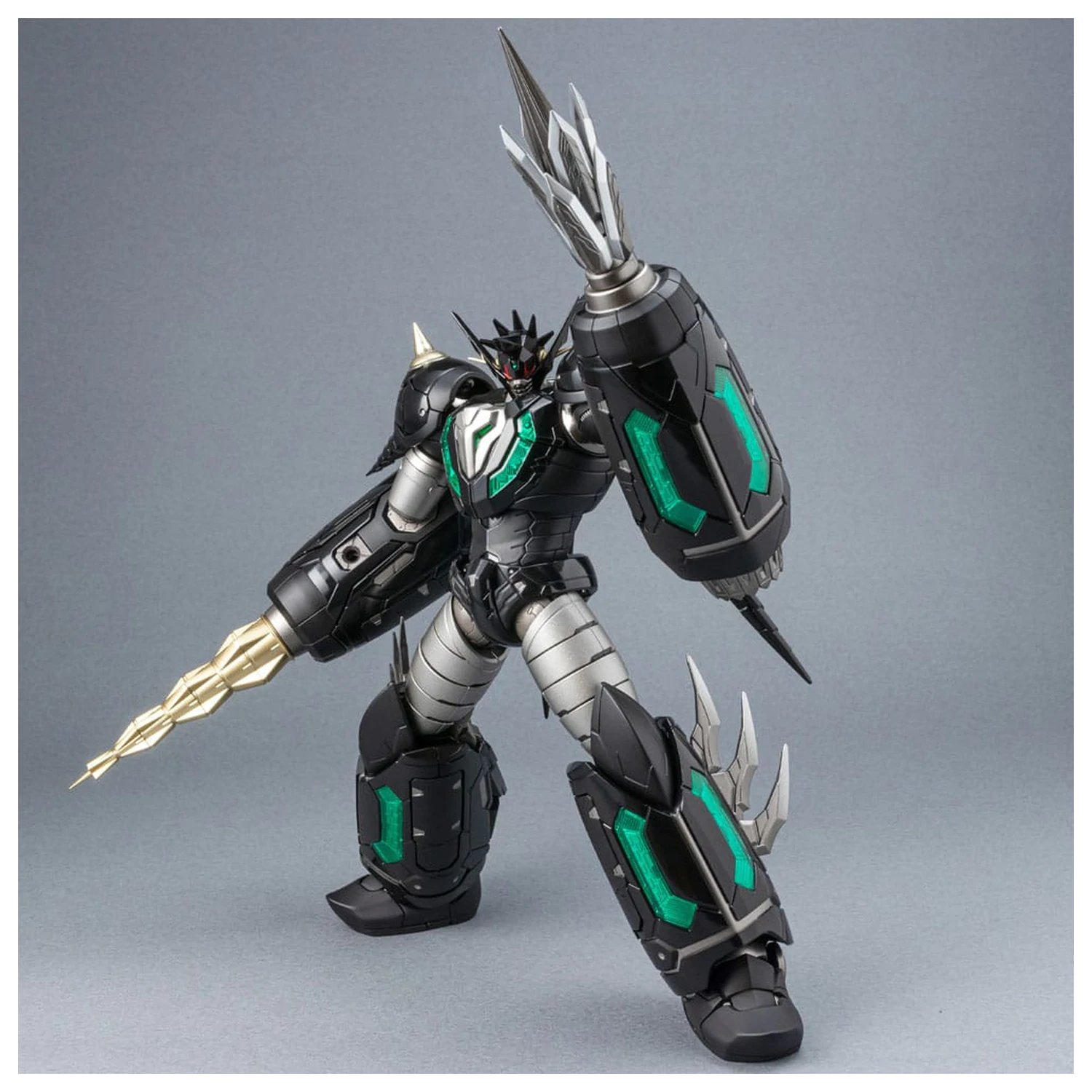 Getter Robo Armageddon Diecast akcijska figura Riobot Shin Getter Dragon Black Ver. 21 cm fotografija izdelka