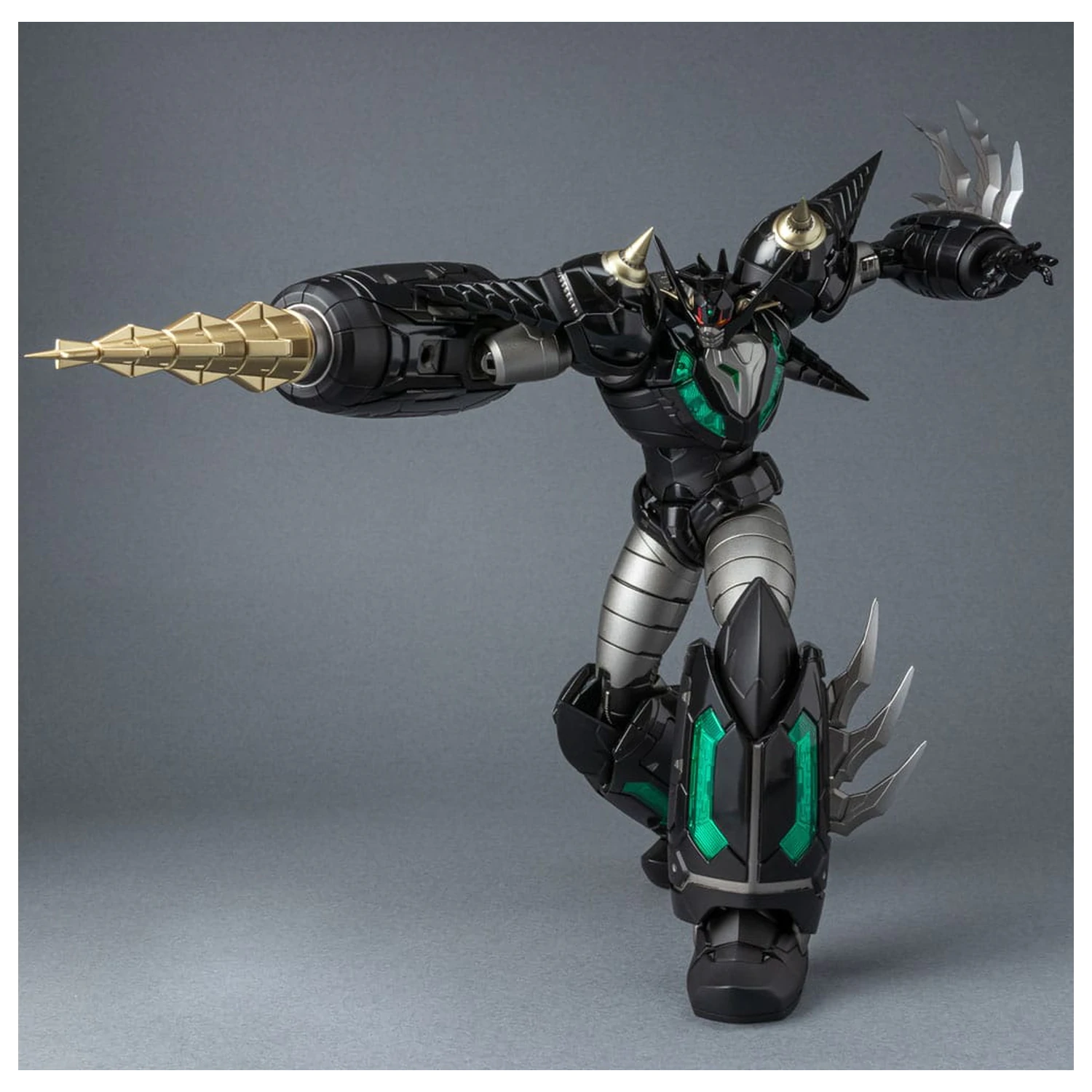 Getter Robo Armageddon Diecast akcijska figura Riobot Shin Getter Dragon Black Ver. 21 cm fotografija izdelka