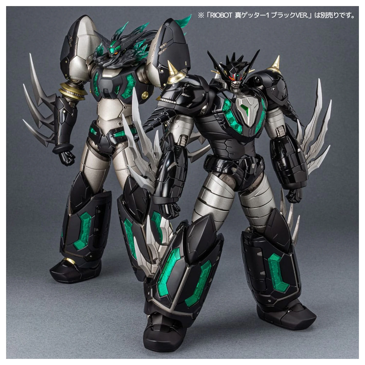 Getter Robo Armageddon Diecast akcijska figura Riobot Shin Getter Dragon Black Ver. 21 cm fotografija izdelka