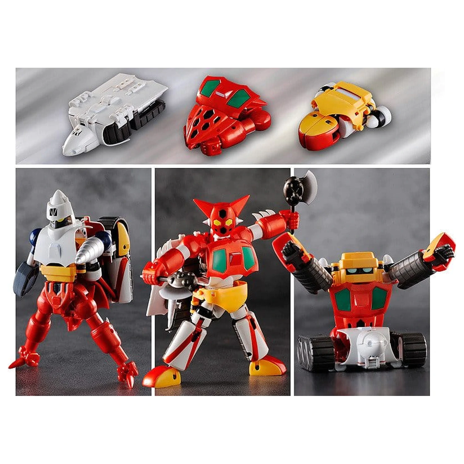Getter Robo akcijske figure 3-paket Dynamic Change Getter Robo 12 cm fotografija izdelka