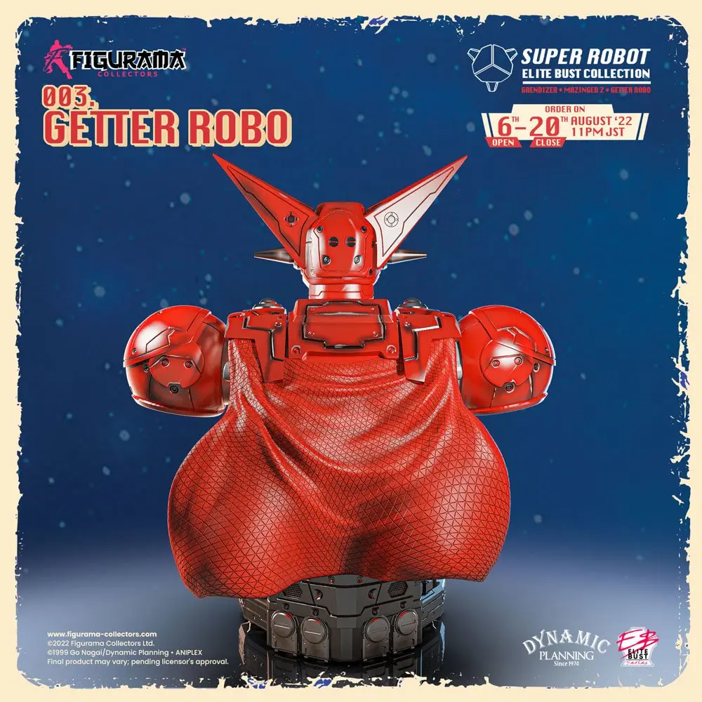 Getter Robo Super Robot Elite doprsni kip 1/3 Getter Robo 26 cm fotografija izdelka