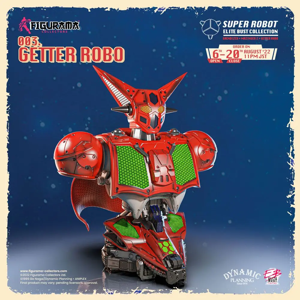 Getter Robo Super Robot Elite doprsni kip 1/3 Getter Robo 26 cm fotografija izdelka