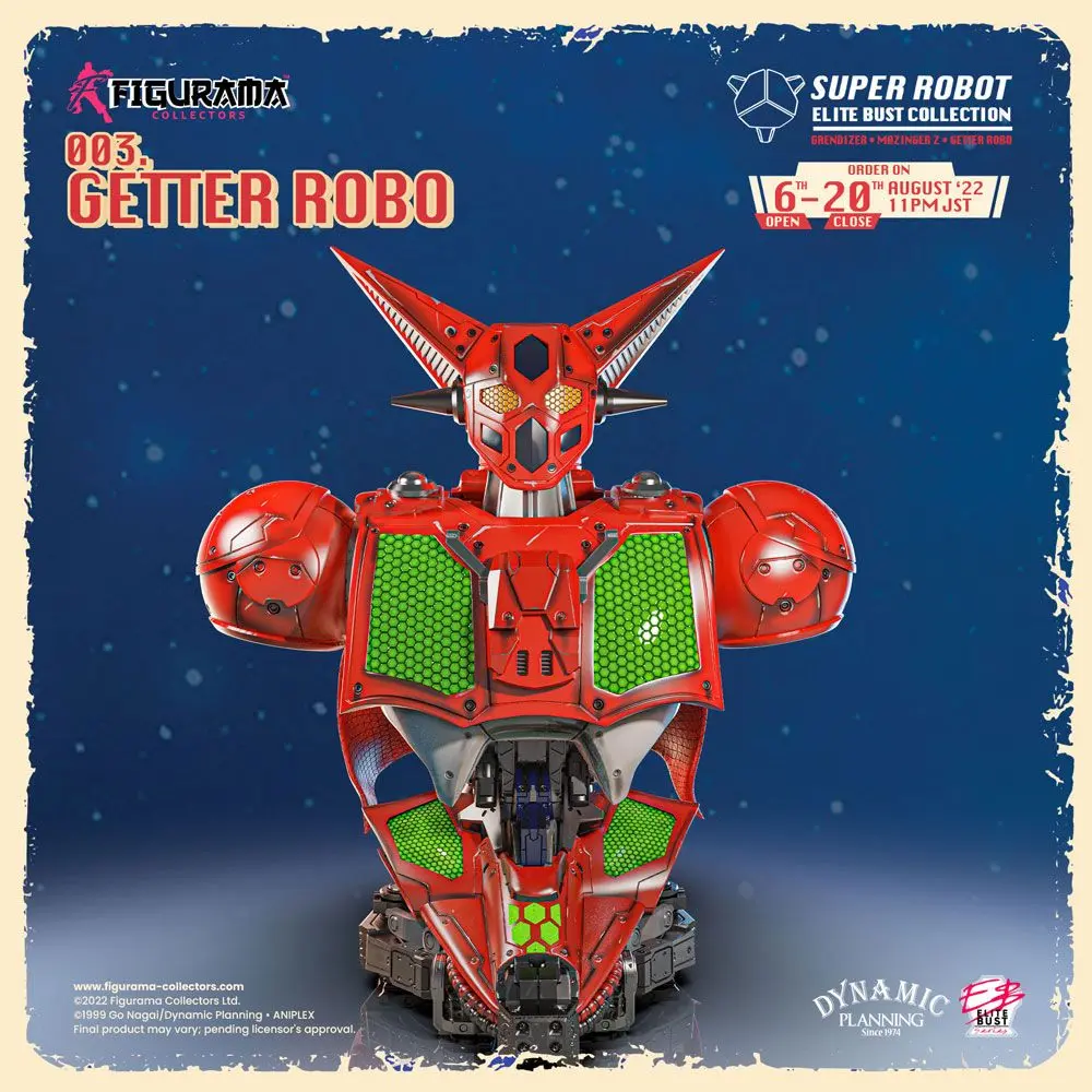 Getter Robo Super Robot Elite doprsni kip 1/3 Getter Robo 26 cm fotografija izdelka