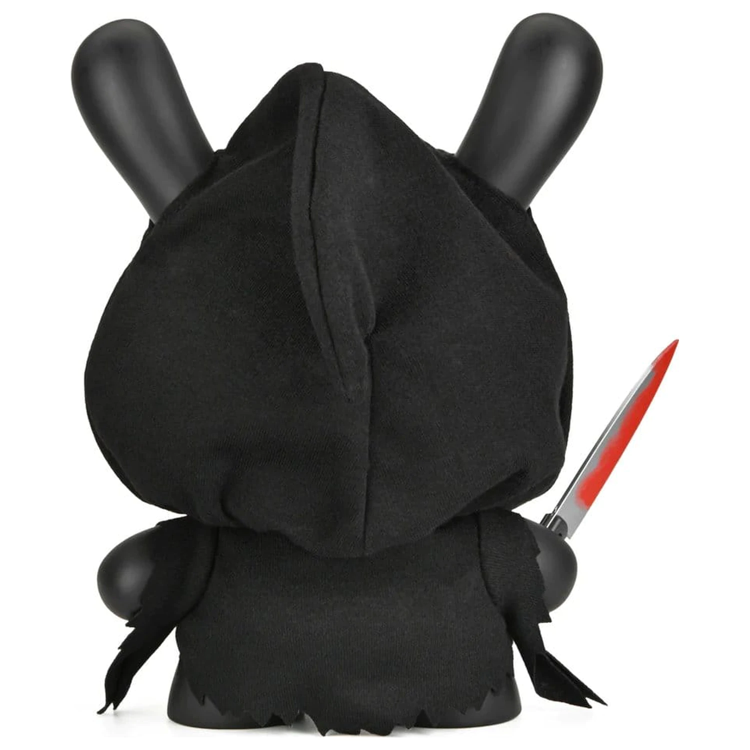Ghost Face Dunny Art Toy Vinilna figura različica s starano masko 20 cm fotografija izdelka