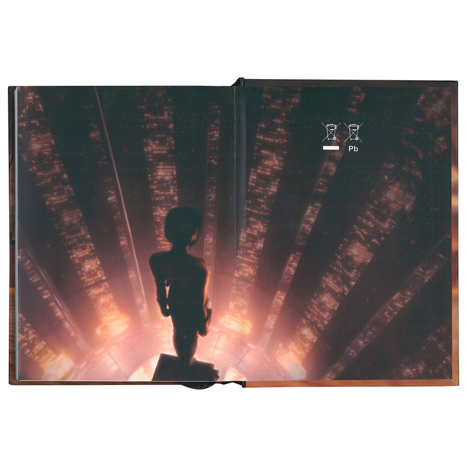 Ghost in the Shell City zvezek z lučko fotografija izdelka