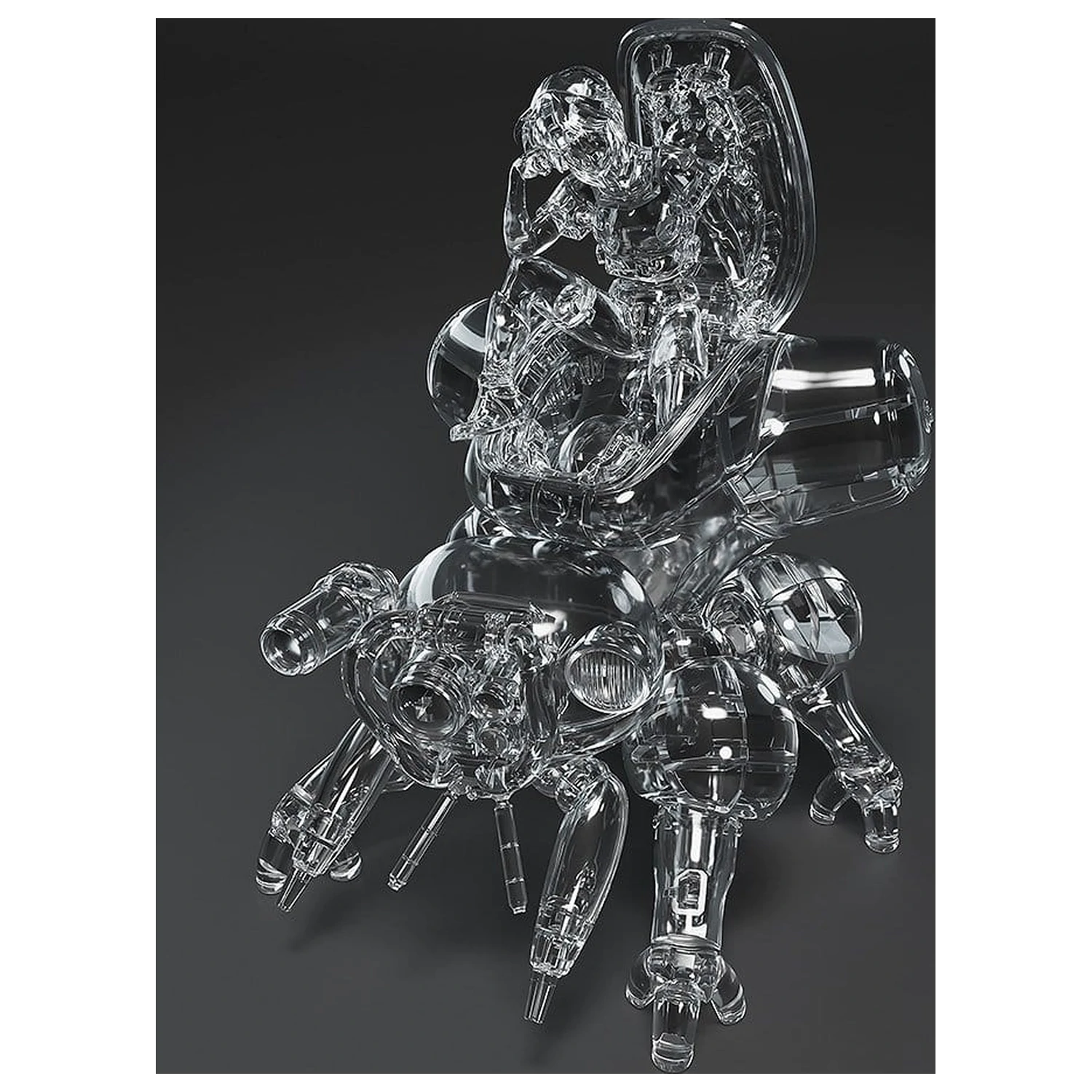 Ghost in the Shell PLAMAX minimum factory Komplet plastičnega modela Motoko Kusanagi z Fuchikoma: Thermoptic Camouflage Ver. 8 cm fotografija izdelka