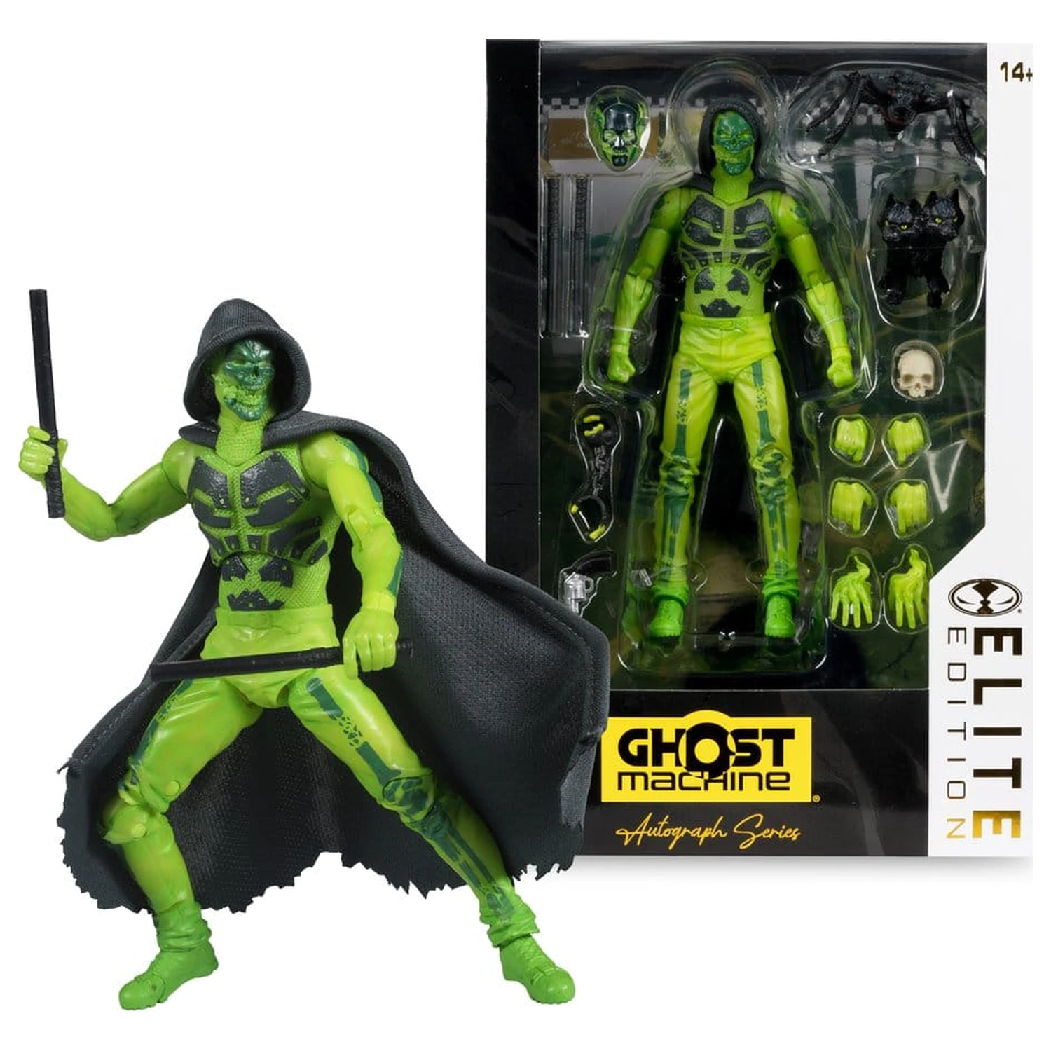 Ghost Machine McFarlane Elite Edition Deluxe akcijska figura Geiger 18 cm fotografija izdelka