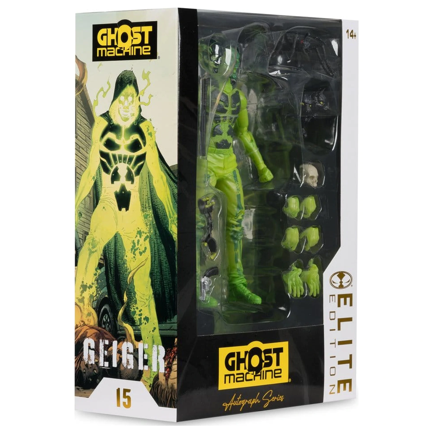 Ghost Machine McFarlane Elite Edition Deluxe akcijska figura Geiger 18 cm fotografija izdelka