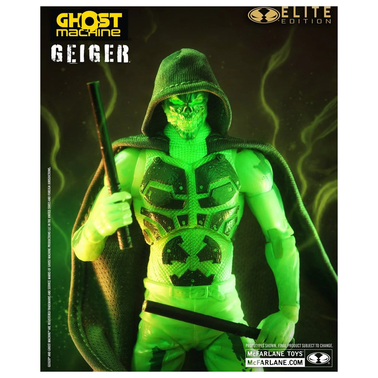 Ghost Machine McFarlane Elite Edition Deluxe akcijska figura Geiger 18 cm fotografija izdelka