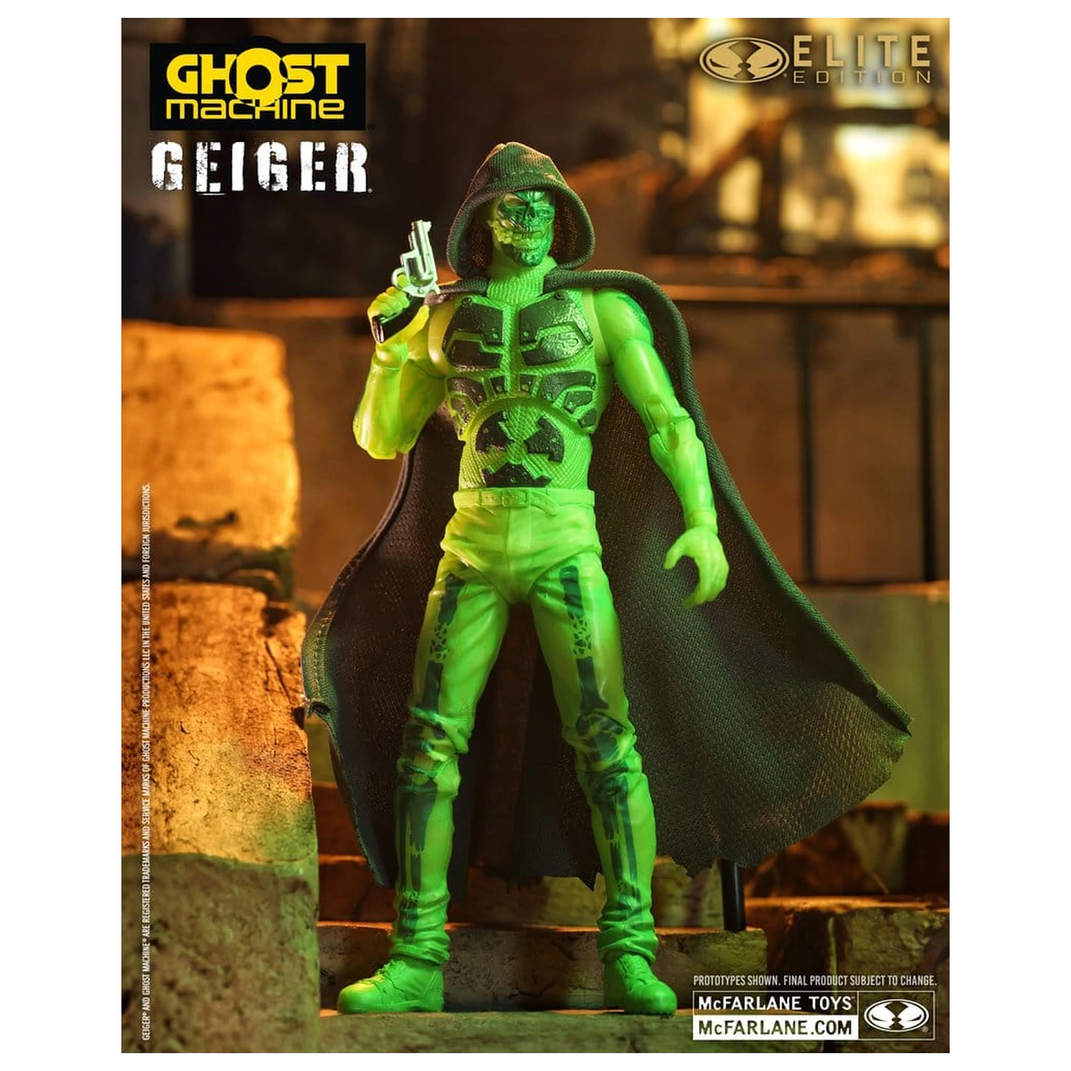 Ghost Machine McFarlane Elite Edition Deluxe akcijska figura Geiger 18 cm fotografija izdelka