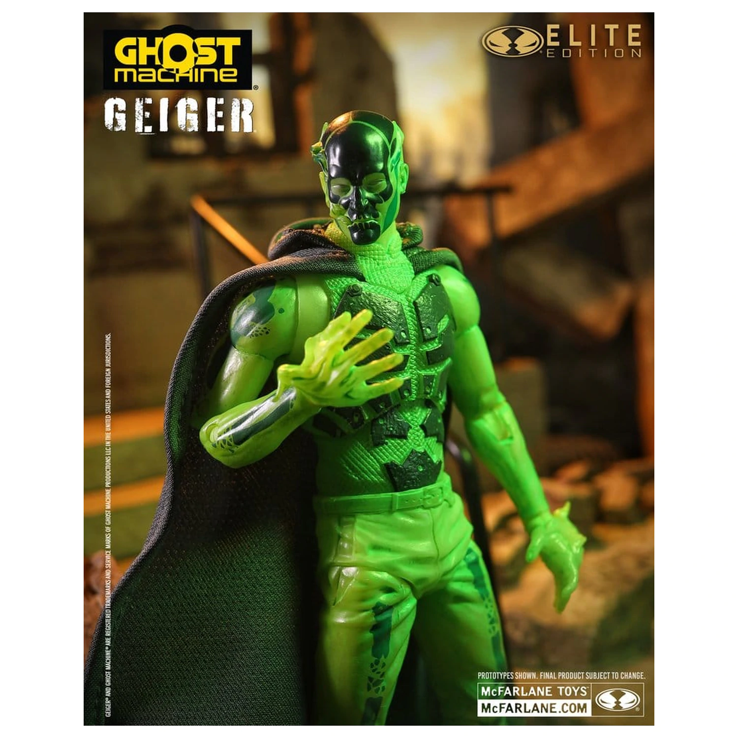 Ghost Machine McFarlane Elite Edition Deluxe akcijska figura Geiger 18 cm fotografija izdelka