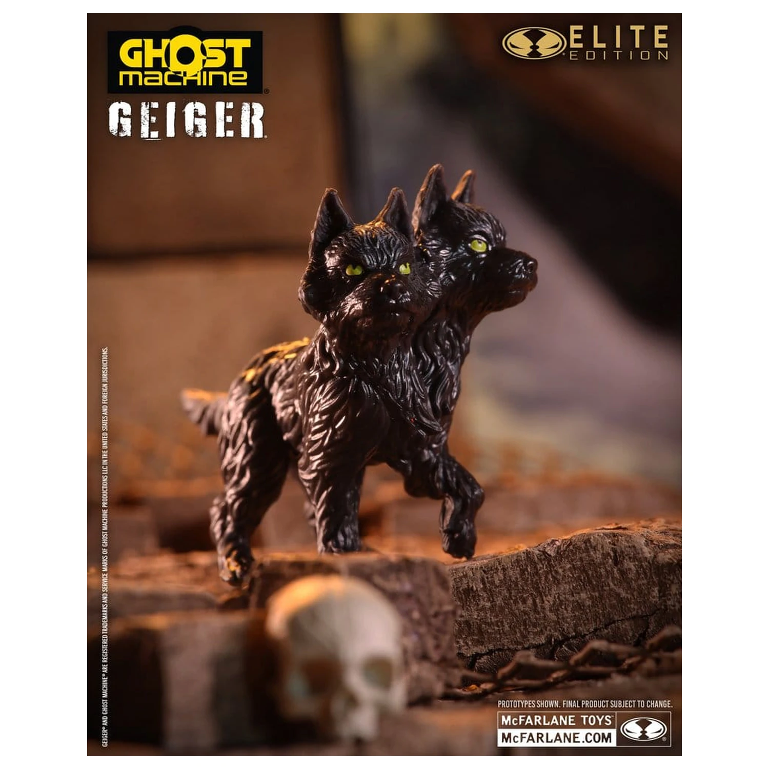 Ghost Machine McFarlane Elite Edition Deluxe akcijska figura Geiger 18 cm fotografija izdelka