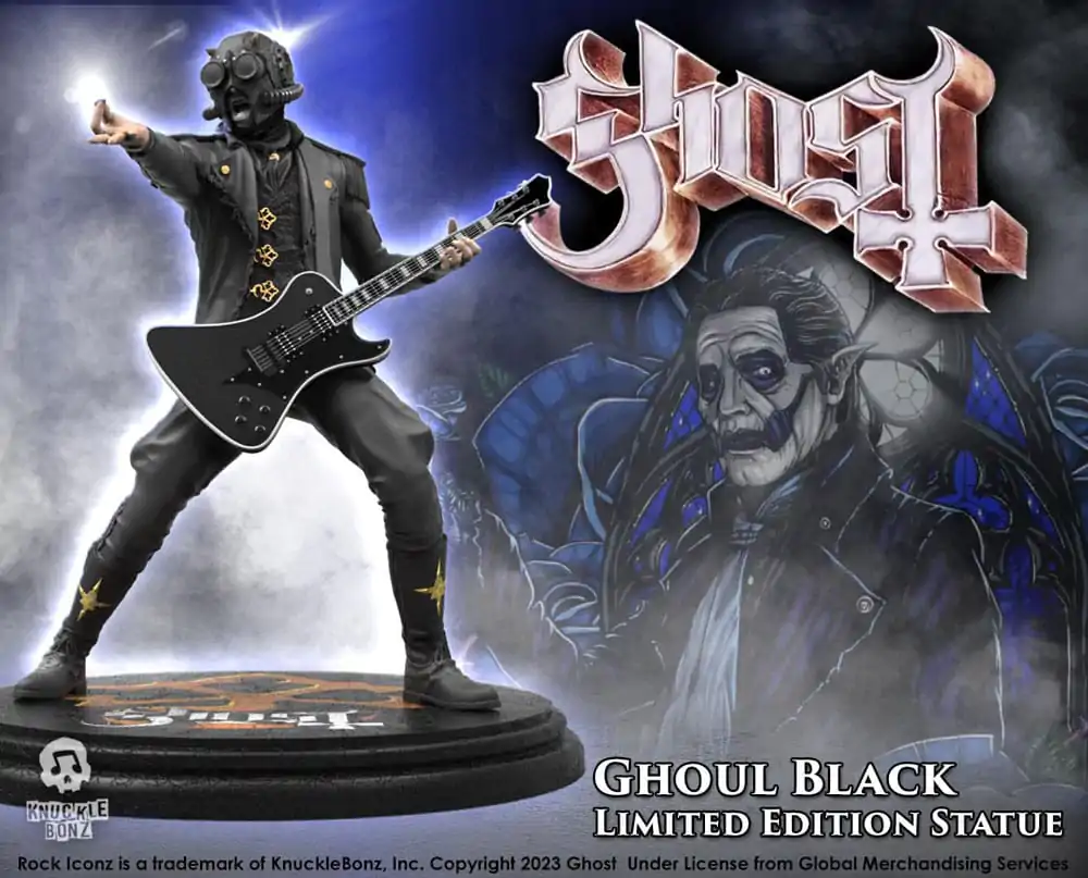 Ghost Rock Iconz Kip 1/9 Nameless Ghoul II (Black Guitar) 22 cm fotografija izdelka