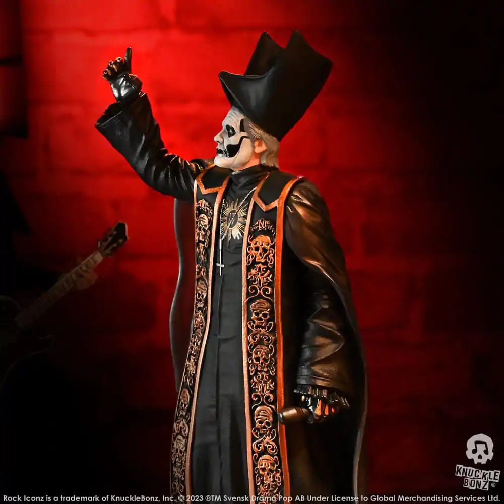 Ghost Rock Iconz kip 1/9 Papa Emeritus IV (Črne halje) 22 cm fotografija izdelka