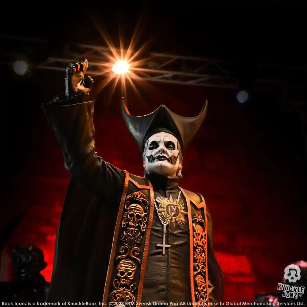 Ghost Rock Iconz kip 1/9 Papa Emeritus IV (Črne halje) 22 cm fotografija izdelka