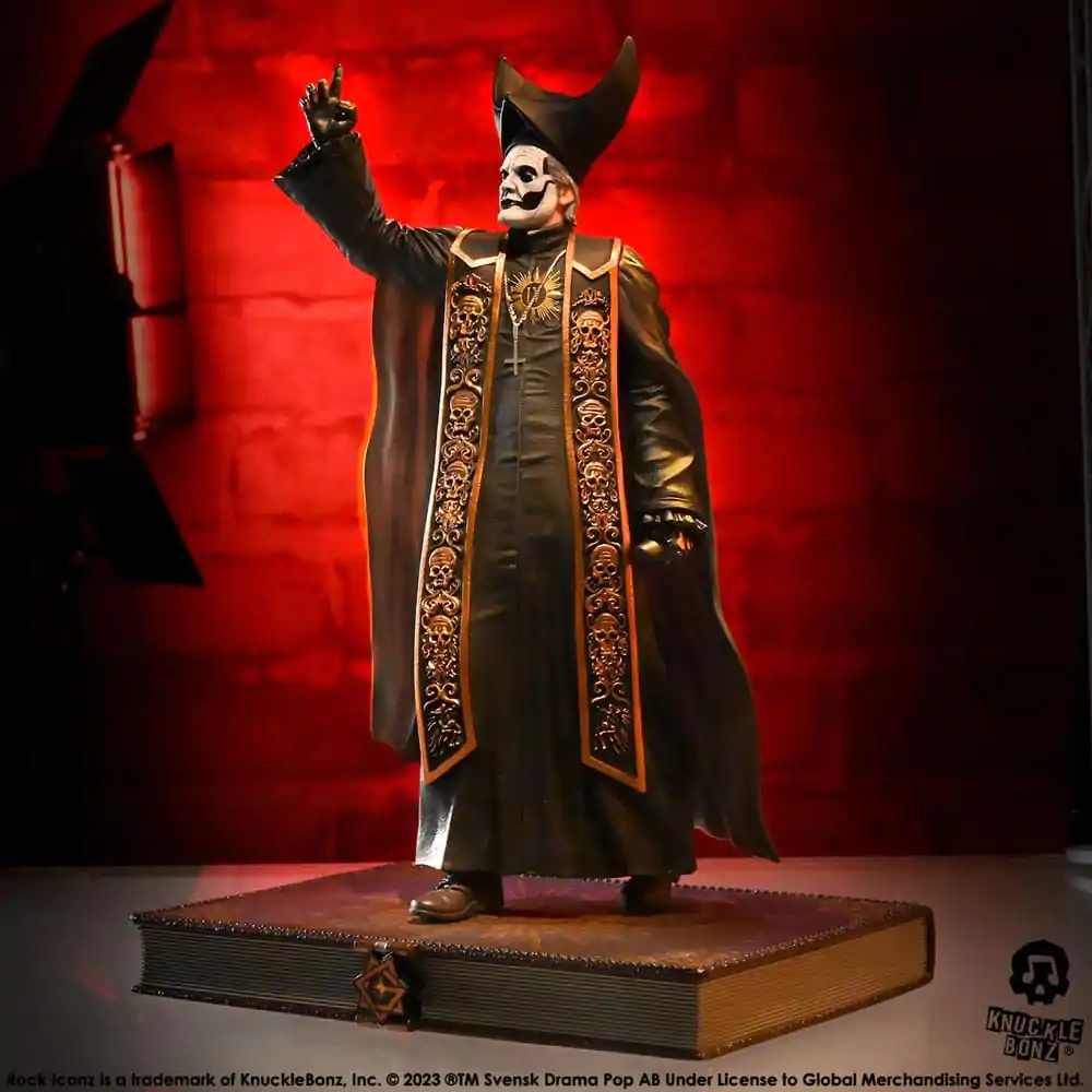 Ghost Rock Iconz kip 1/9 Papa Emeritus IV (Črne halje) 22 cm fotografija izdelka