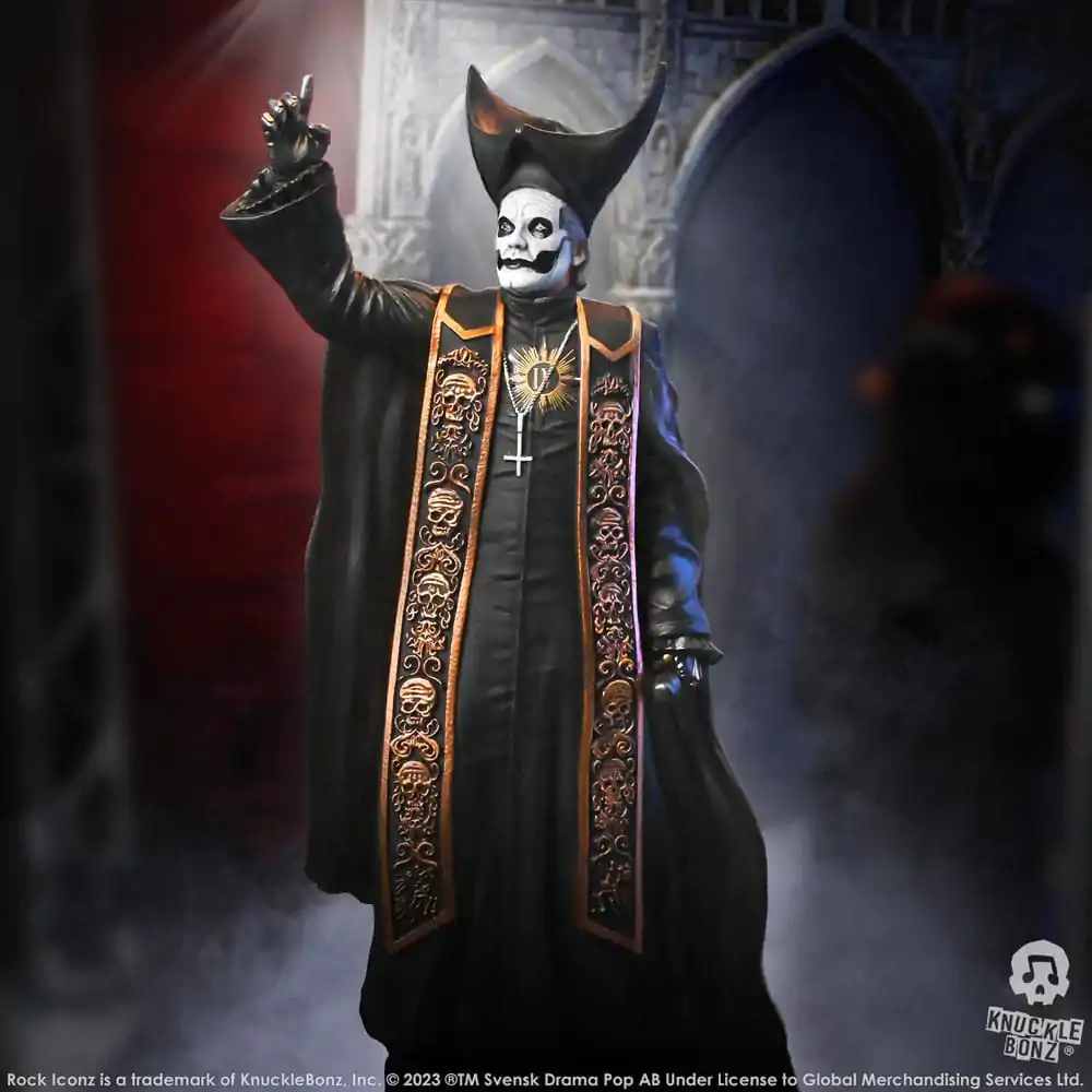 Ghost Rock Iconz kip 1/9 Papa Emeritus IV (Črne halje) 22 cm fotografija izdelka