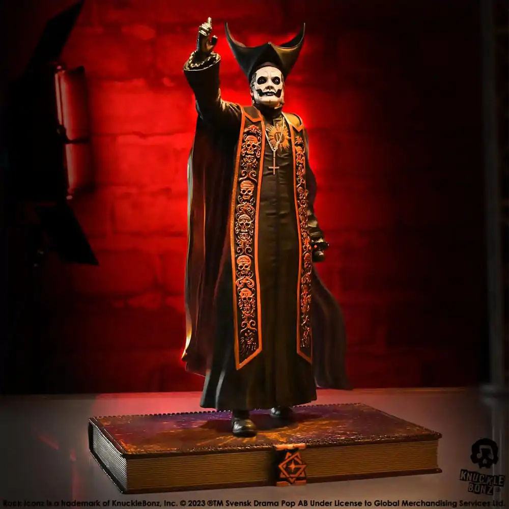 Ghost Rock Iconz kip 1/9 Papa Emeritus IV (Črne halje) 22 cm fotografija izdelka