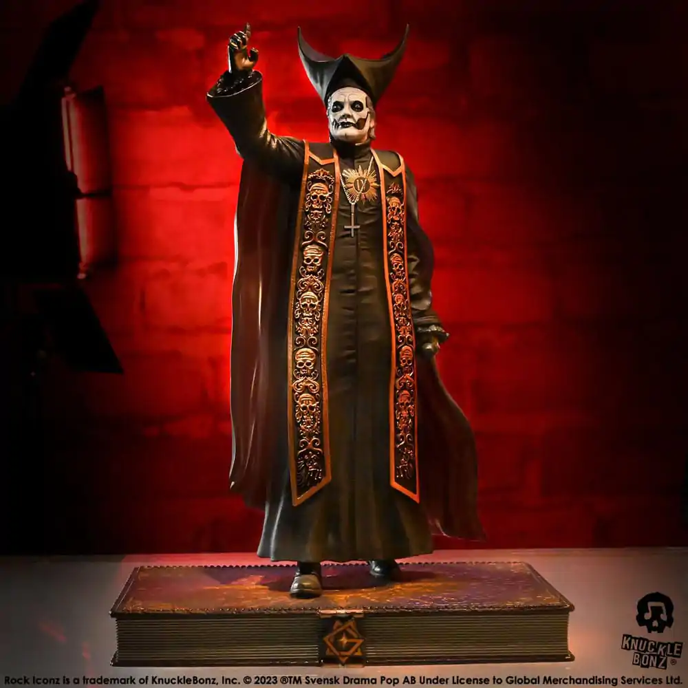 Ghost Rock Iconz kip 1/9 Papa Emeritus IV (Črne halje) 22 cm fotografija izdelka