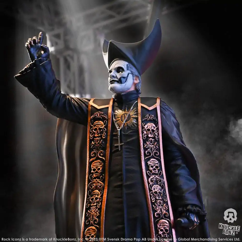 Ghost Rock Iconz kip 1/9 Papa Emeritus IV (Črne halje) 22 cm fotografija izdelka