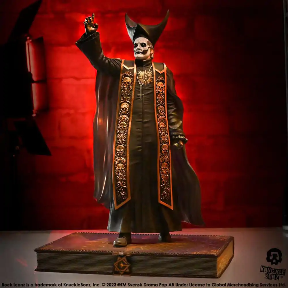 Ghost Rock Iconz kip 1/9 Papa Emeritus IV (Črne halje) 22 cm fotografija izdelka