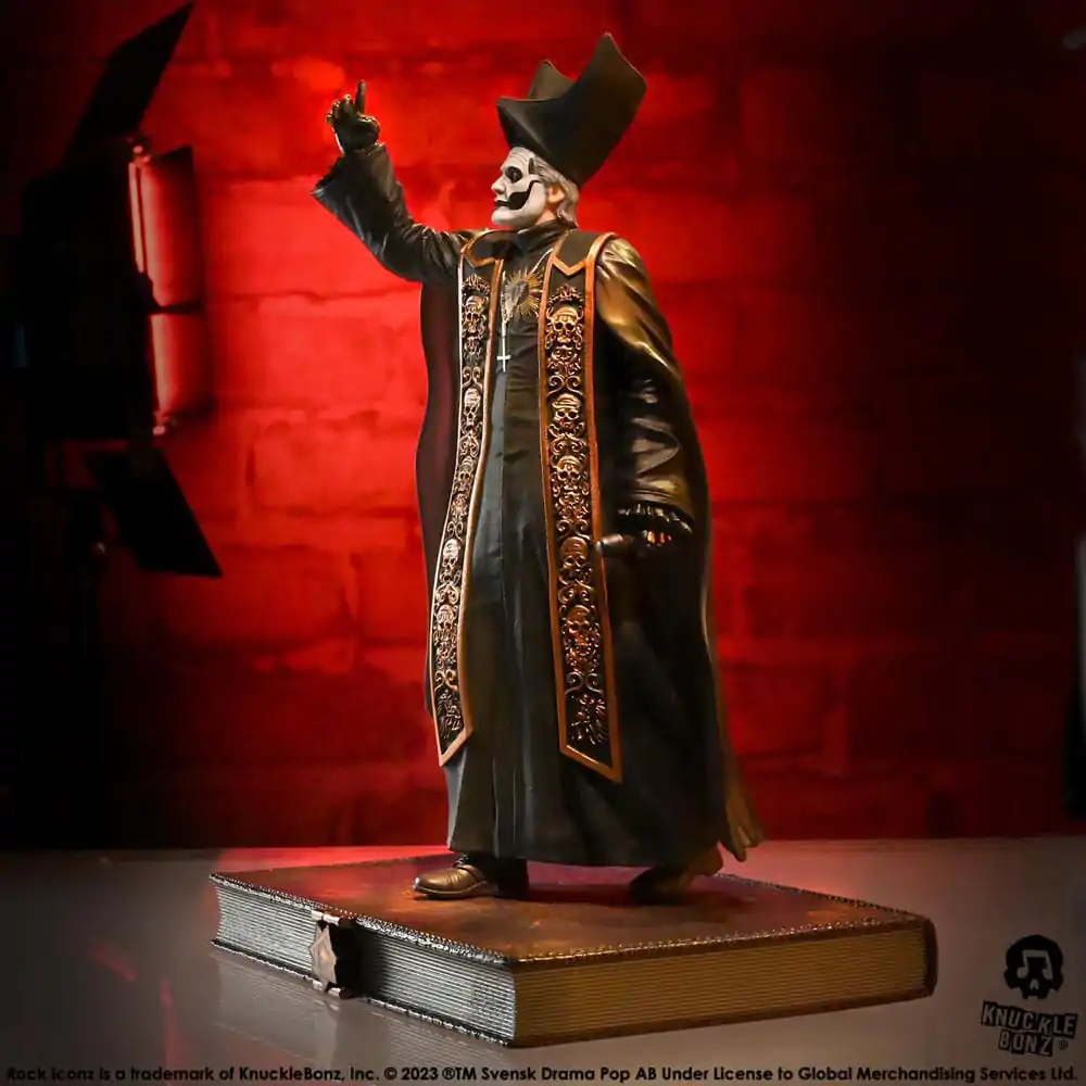 Ghost Rock Iconz kip 1/9 Papa Emeritus IV (Črne halje) 22 cm fotografija izdelka