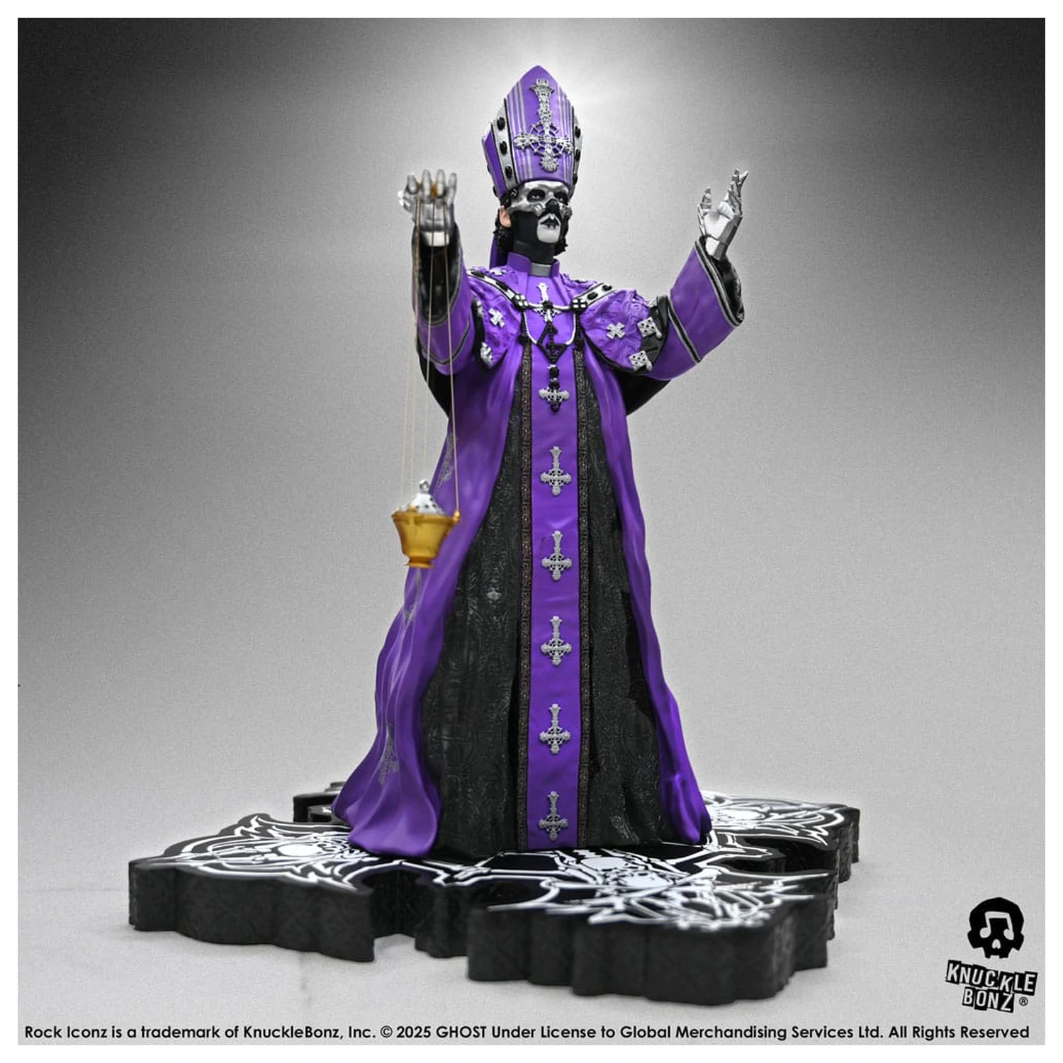 Ghost Rock Iconz Kip Papa V Perpetua Purple Robes 22 cm fotografija izdelka