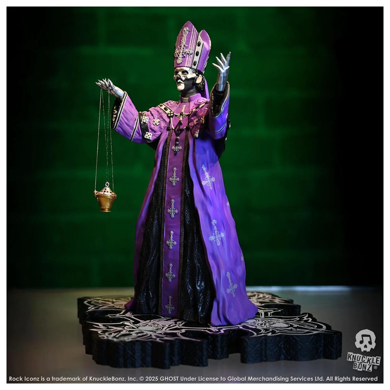Ghost Rock Iconz Kip Papa V Perpetua Purple Robes 22 cm fotografija izdelka