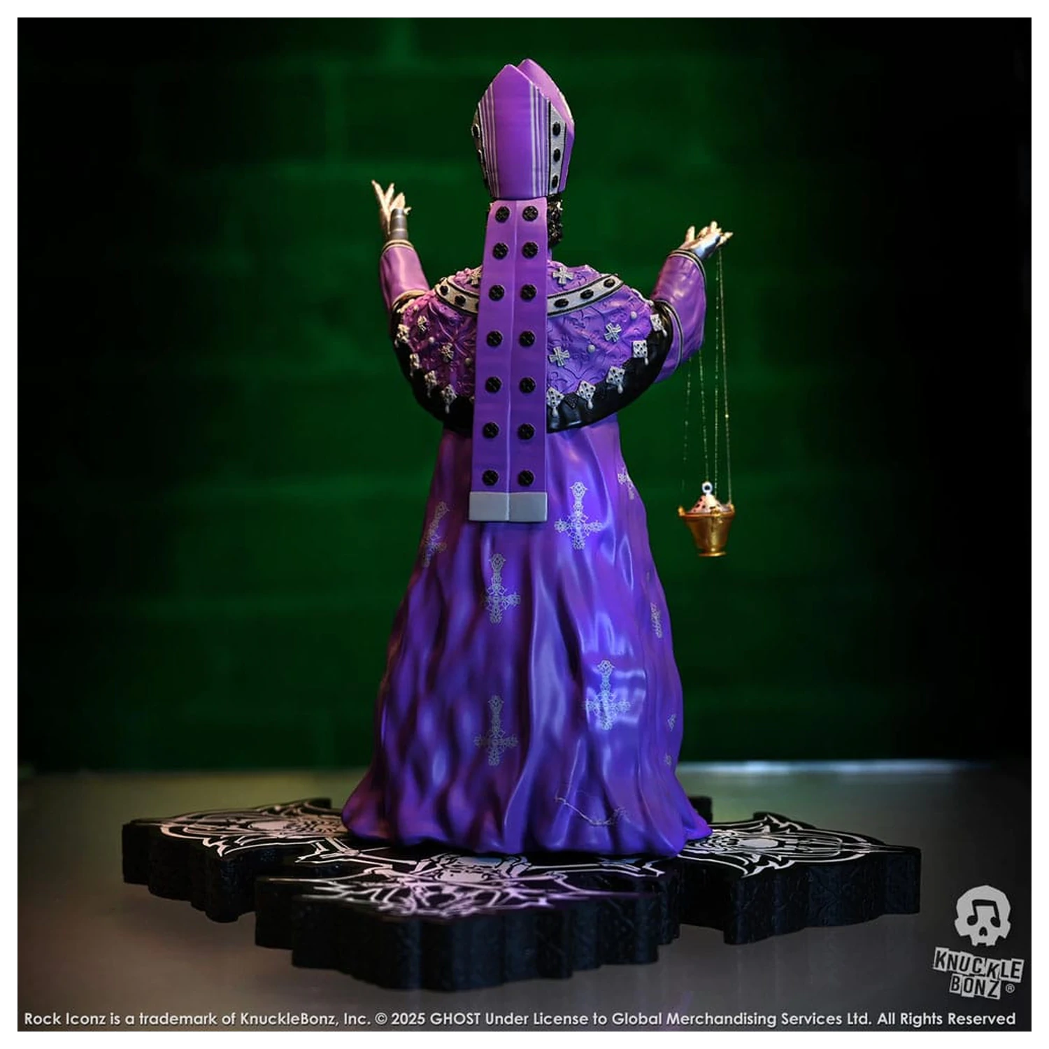 Ghost Rock Iconz Kip Papa V Perpetua Purple Robes 22 cm fotografija izdelka