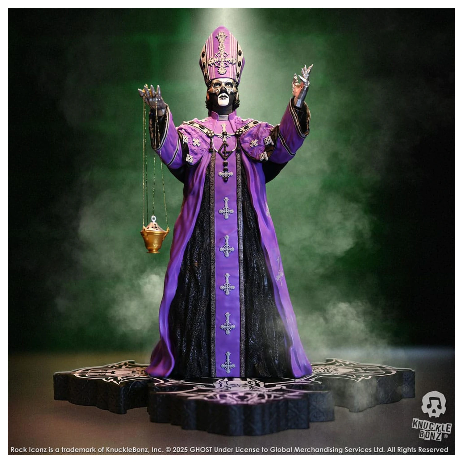 Ghost Rock Iconz Kip Papa V Perpetua Purple Robes 22 cm fotografija izdelka