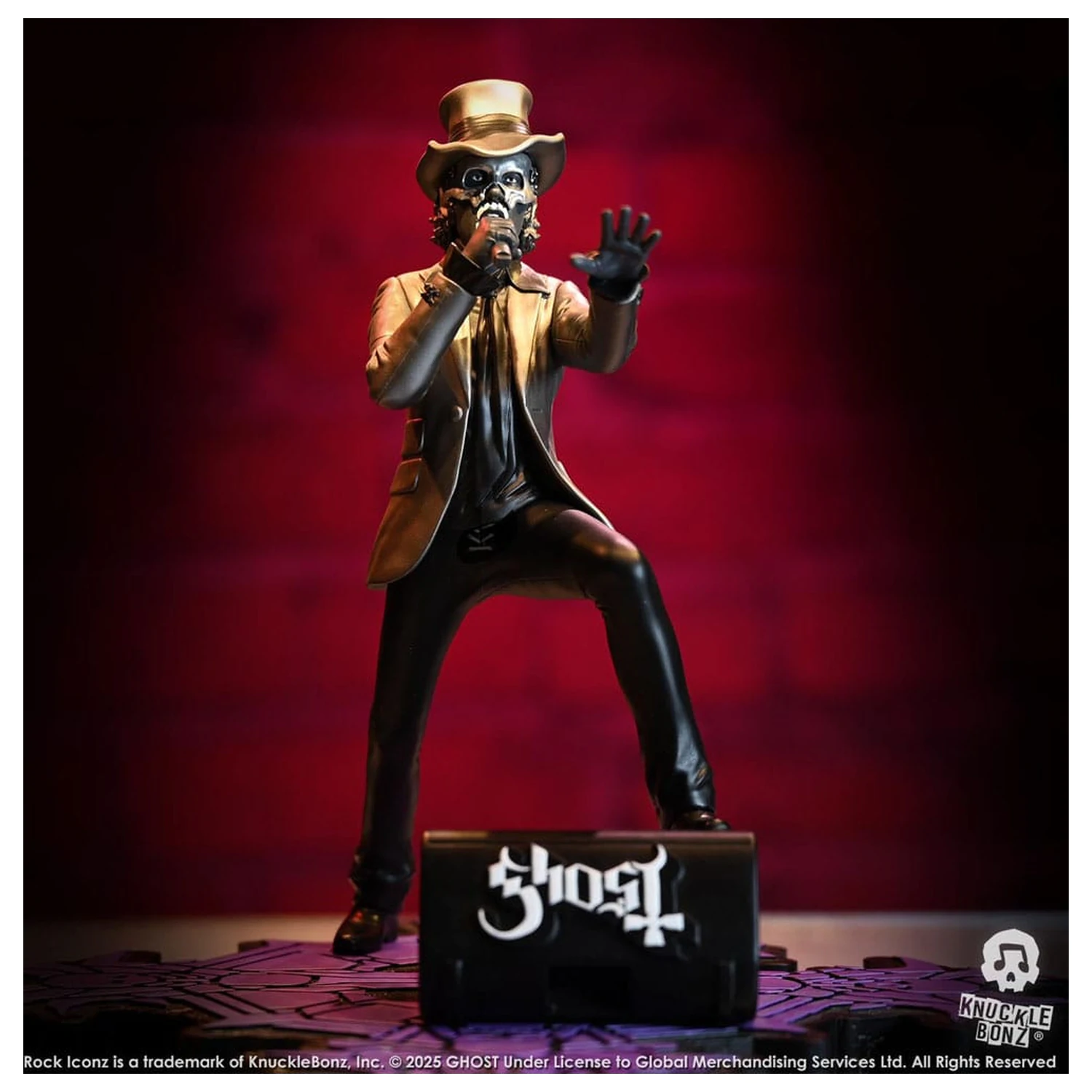 Ghost Rock Iconz Kip Papa V Perpetua Top Hat 22 cm fotografija izdelka