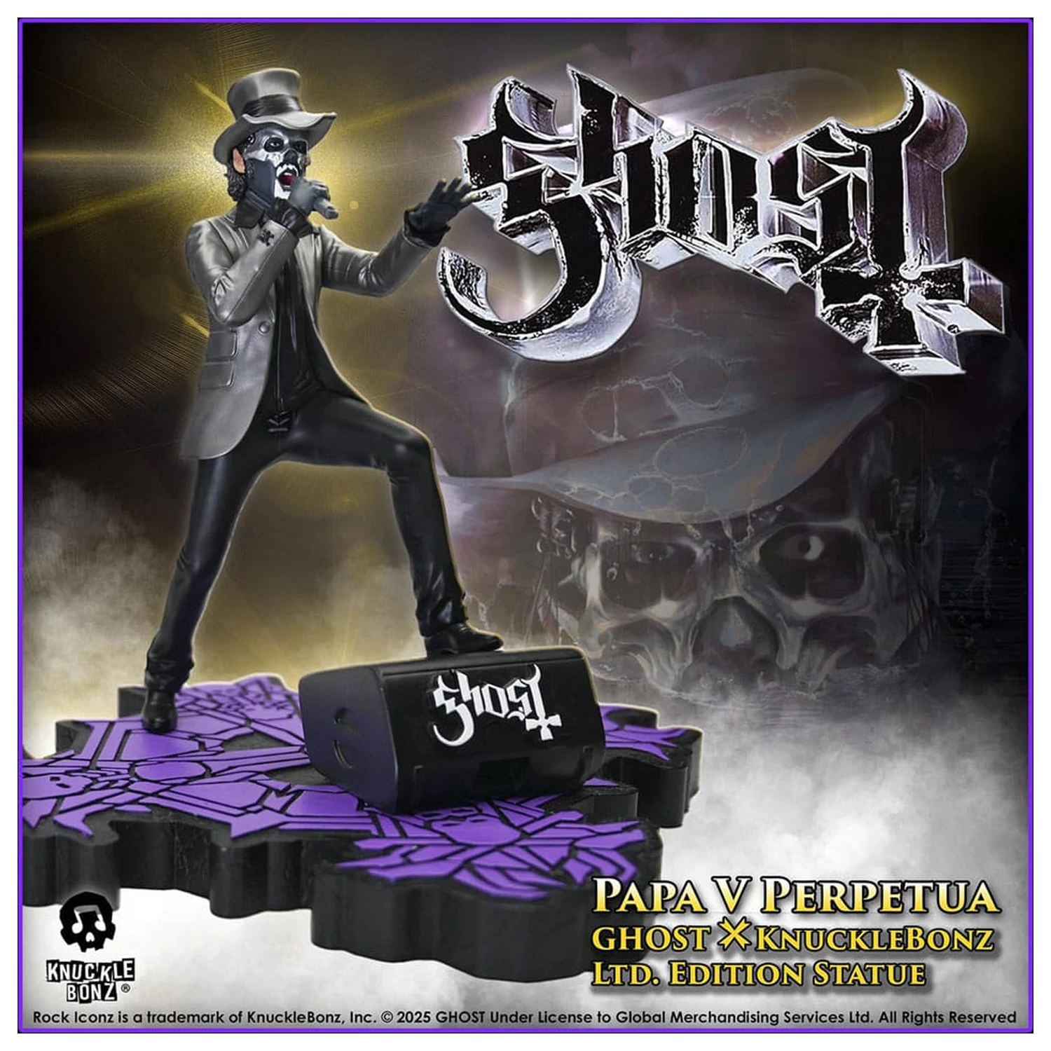 Ghost Rock Iconz Kip Papa V Perpetua Top Hat 22 cm fotografija izdelka