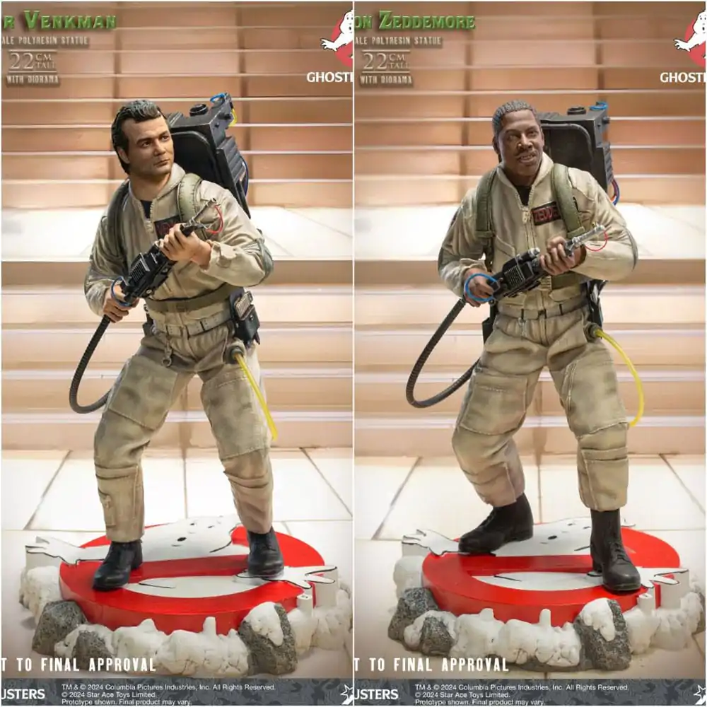 Ghostbusters Resin Kip 1/8 Peter Venkmann + Winston Zeddemore Dvojni Komplet 22 cm fotografija izdelka