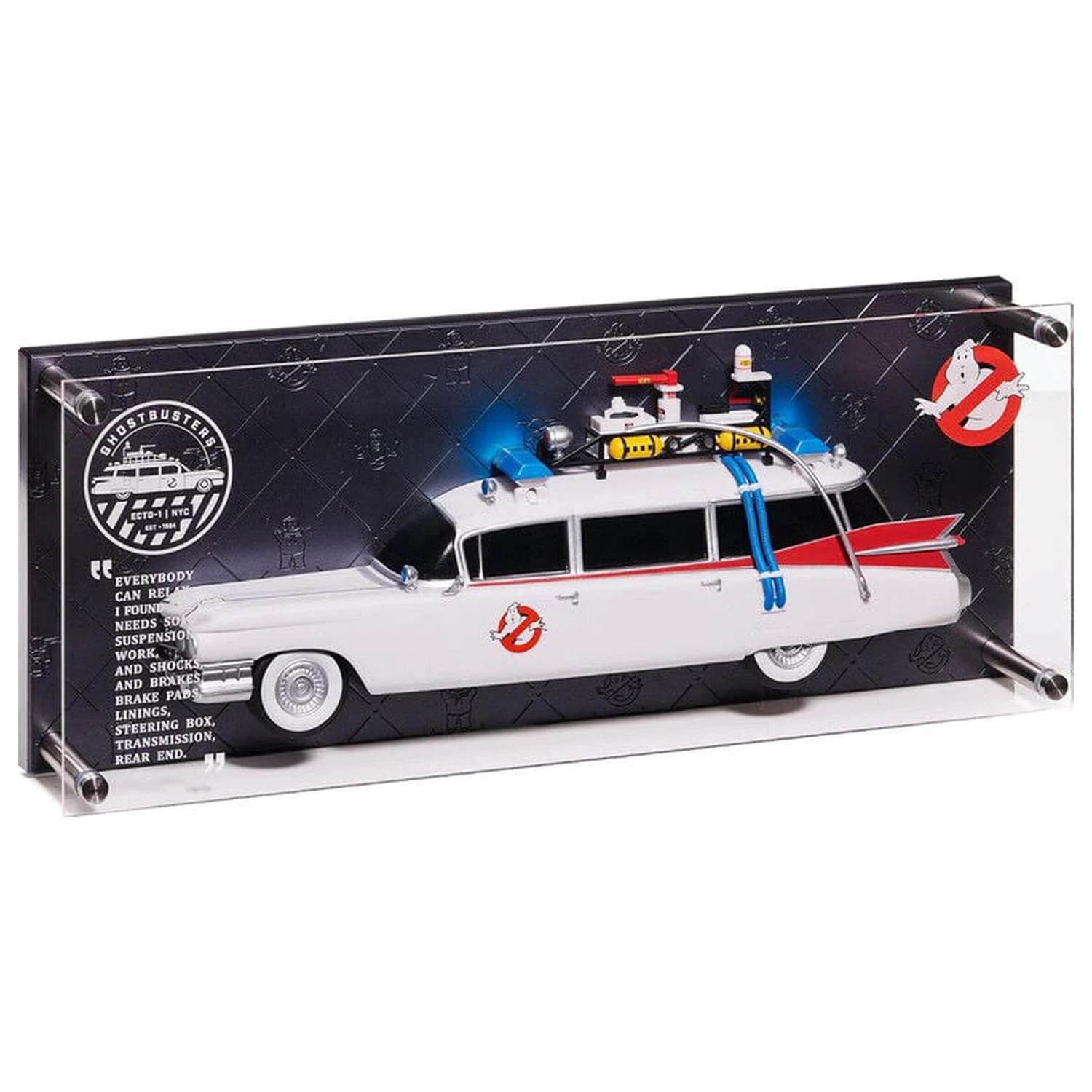 Ghostbusters Ecto-1 licenčna replika plošče fotografija izdelka