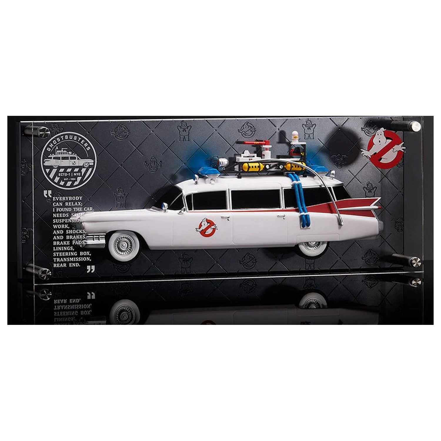 Ghostbusters Ecto-1 licenčna replika plošče fotografija izdelka