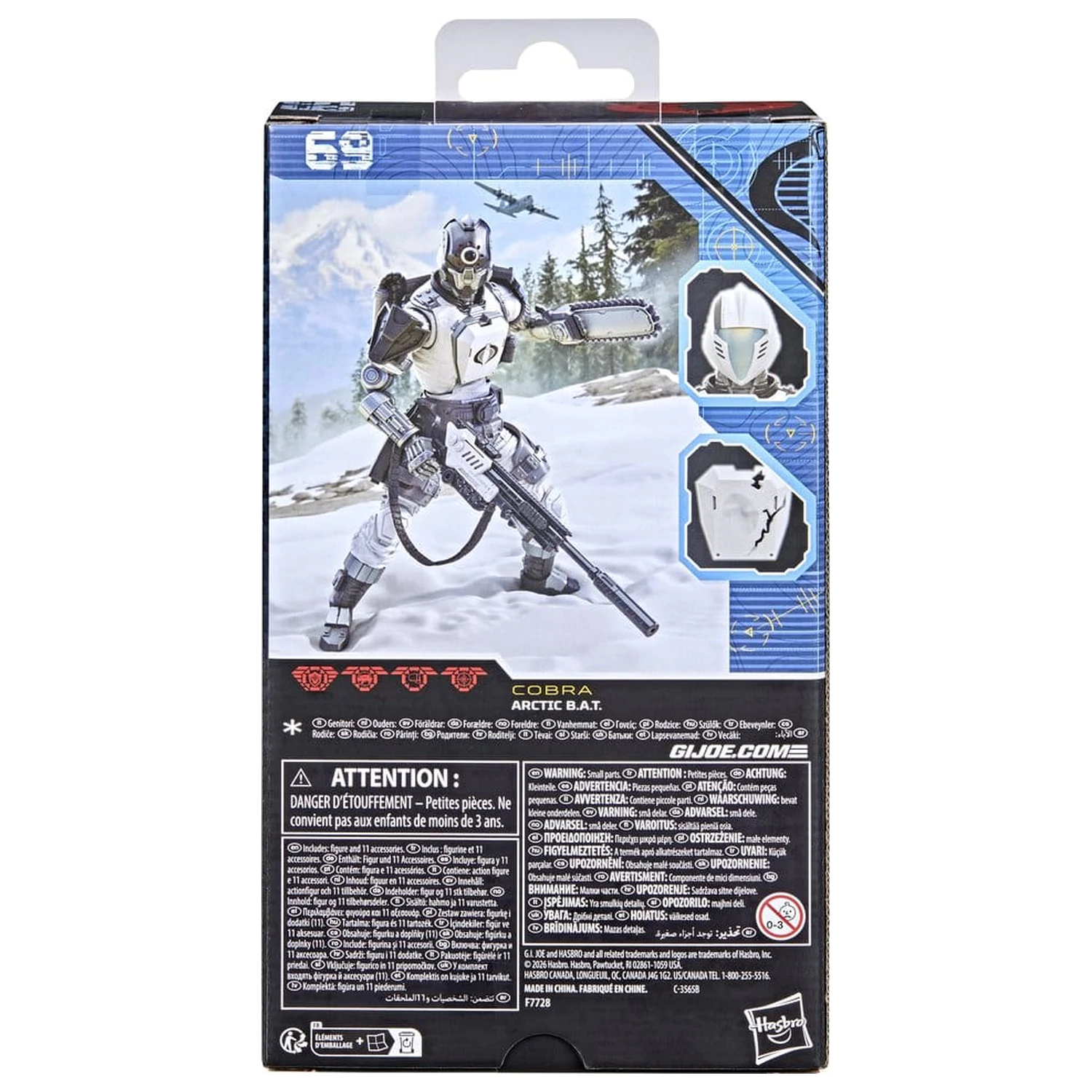 GI Joe Classified Series akcijska figura Arctic B.A.T. 15 cm fotografija izdelka