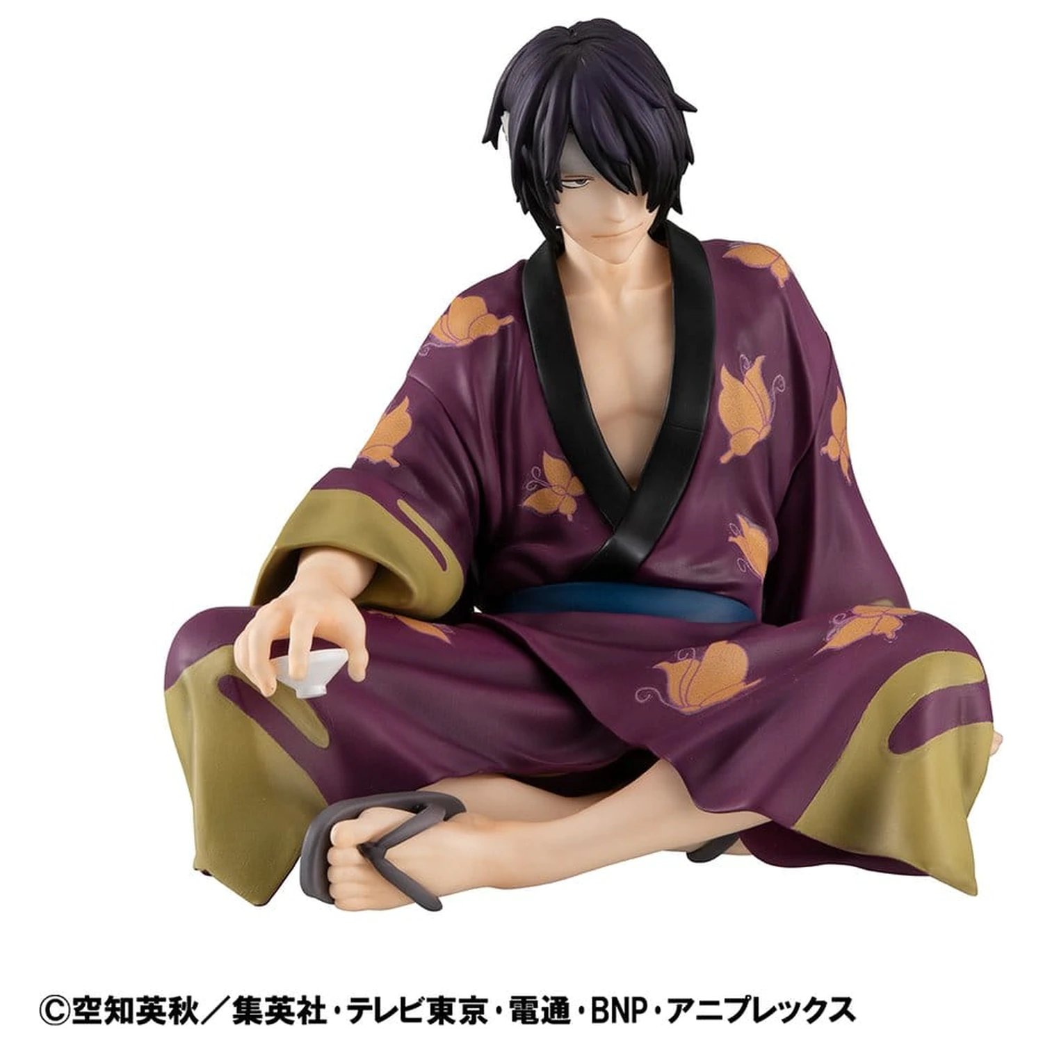Gintama G.E.M. serija PVC kip Takasugi San Palm Size 9 cm fotografija izdelka