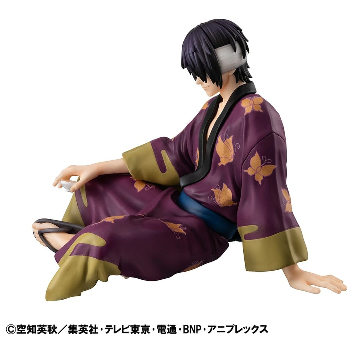 Gintama G.E.M. serija PVC kip Takasugi San Palm Size 9 cm fotografija izdelka
