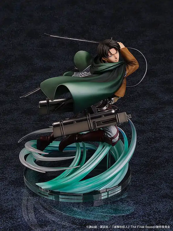 Attack on Titan PVC Kip 1/6 Humanity's Strongest Soldier Levi 23 cm fotografija izdelka