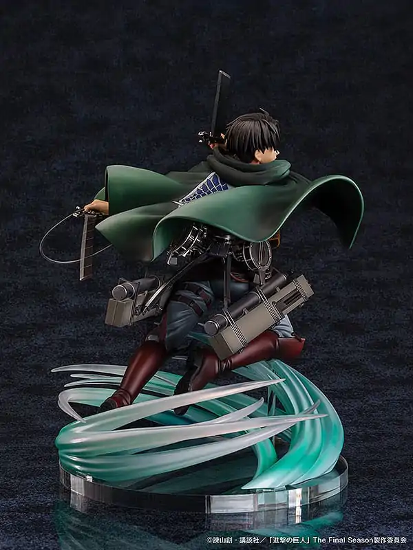 Attack on Titan PVC Kip 1/6 Humanity's Strongest Soldier Levi 23 cm fotografija izdelka