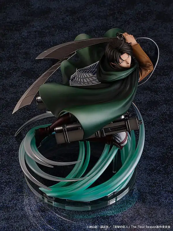 Attack on Titan PVC Kip 1/6 Humanity's Strongest Soldier Levi 23 cm fotografija izdelka