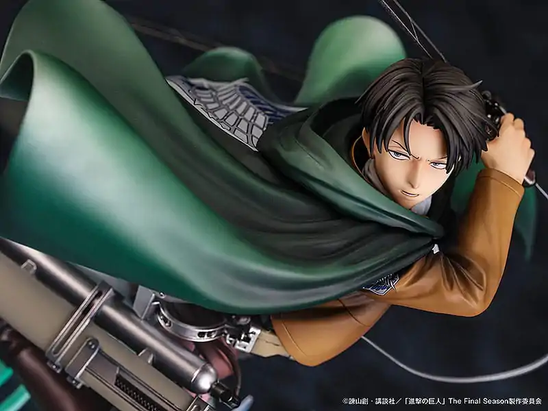 Attack on Titan PVC Kip 1/6 Humanity's Strongest Soldier Levi 23 cm fotografija izdelka