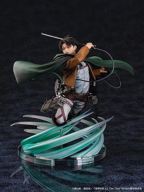 Attack on Titan PVC Kip 1/6 Humanity's Strongest Soldier Levi 23 cm fotografija izdelka