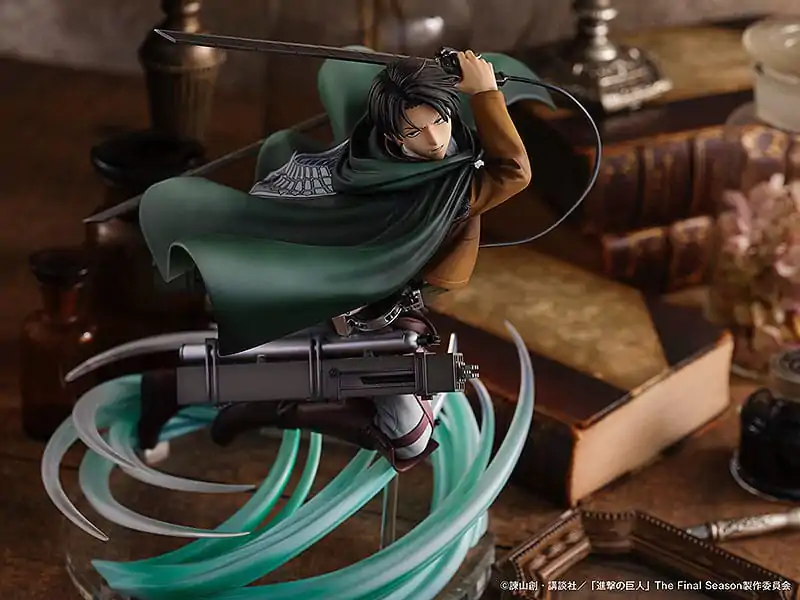 Attack on Titan PVC Kip 1/6 Humanity's Strongest Soldier Levi 23 cm fotografija izdelka