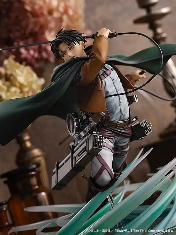 Attack on Titan PVC Kip 1/6 Humanity's Strongest Soldier Levi 23 cm fotografija izdelka